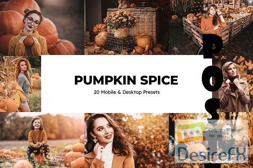 20 Pumpkin Spice Lightroom Presets - 6667841