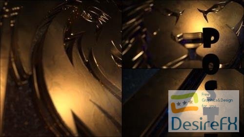 3D Gold Logo Reveal - 34798570