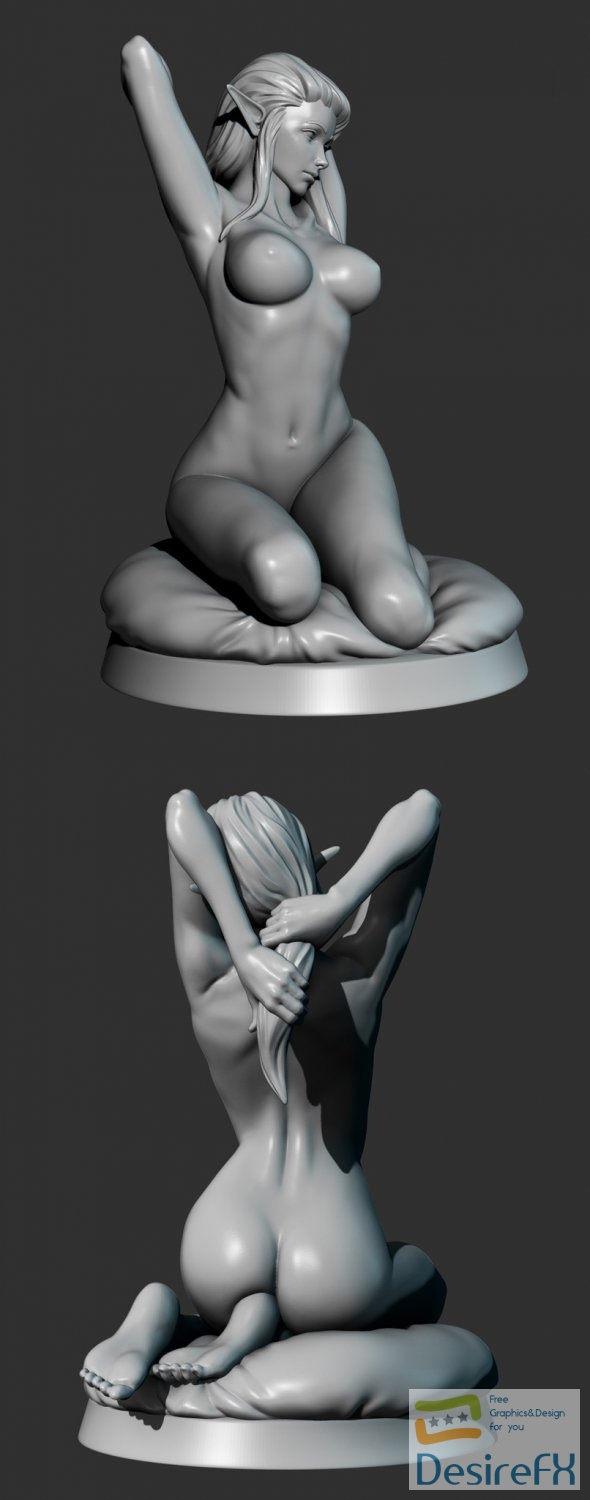 Anatomy Elf 3D Print