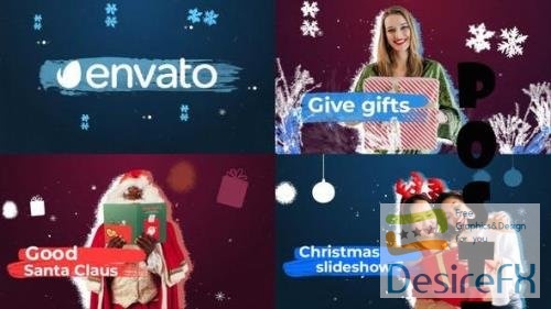 Brush Christmas Slideshow || After Effects - 35272849