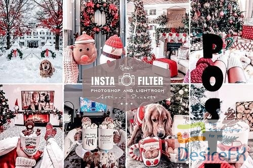 Christmas Photoshop Actions &amp; Lightroom Presets