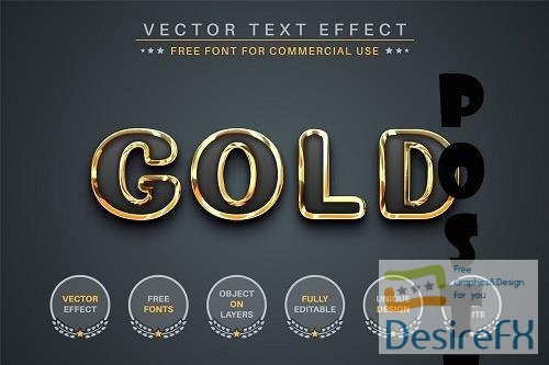 CreativeMarket - Dark Gold - Editable Text Effect - 6780947