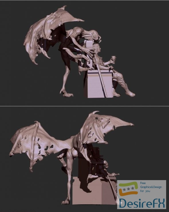 Gerald The Witcher Monster 3D Print