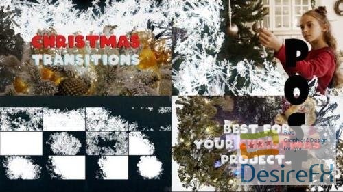 Ice Christmas Transitions | Premiere Pro MOGRT - 34988469