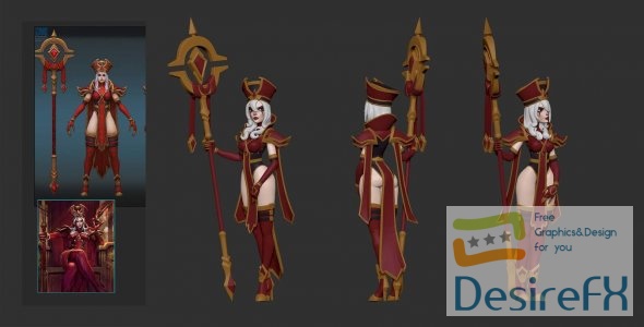 Inquisitor Whitemane – World of Warcraft 3D Print