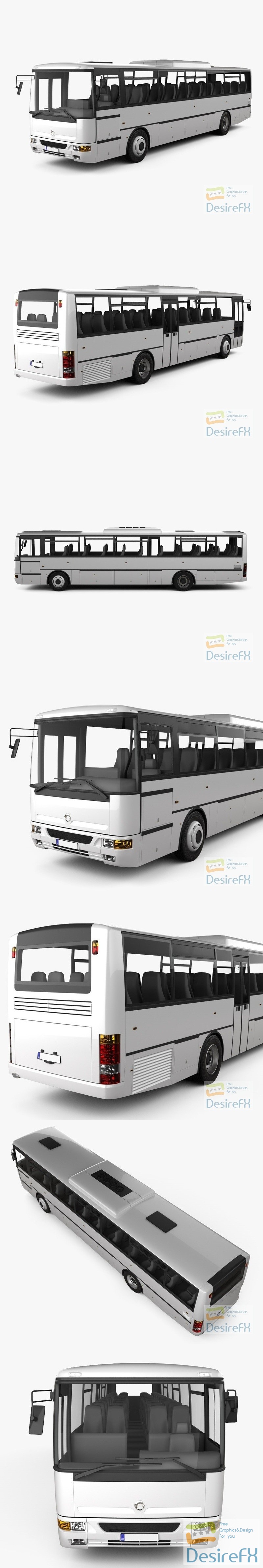 Karosa Recreo C 955 bus 1997 3D Model