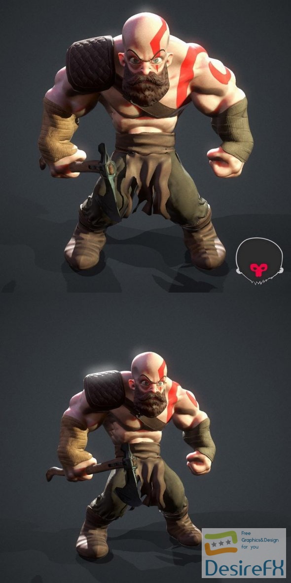 Kratos from God of War 3D Print