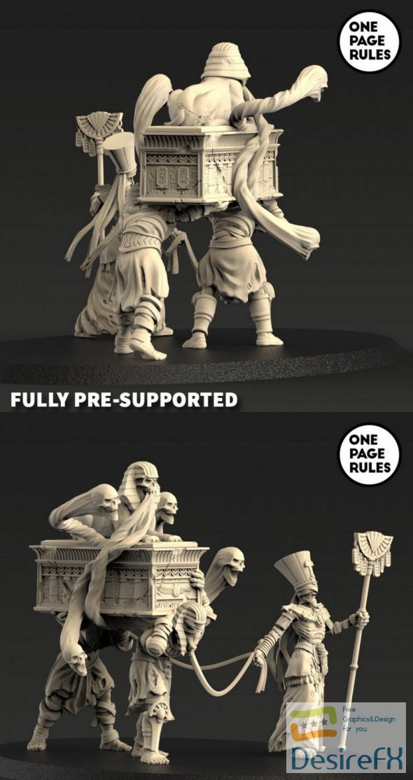 Mummy Death Casket 3D Print