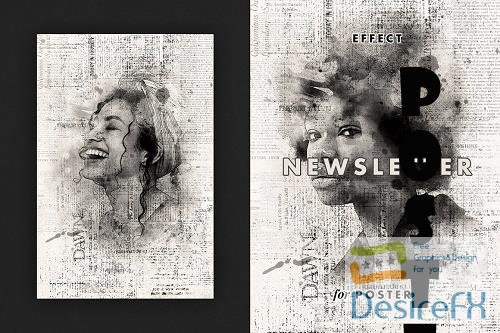 Newsletter Photo Effect for Posters - 6700676