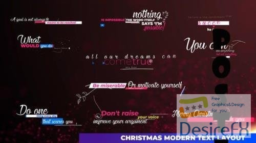 Particles Christmas Text Layout - 35044433