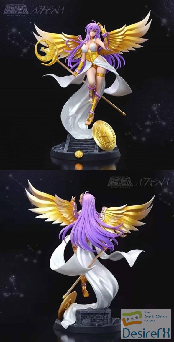 Saint Seiya Athena 3D Print