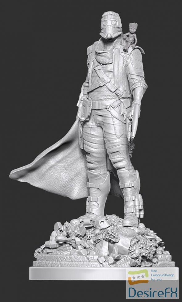 Star Lord – Peter Quill 3D Print