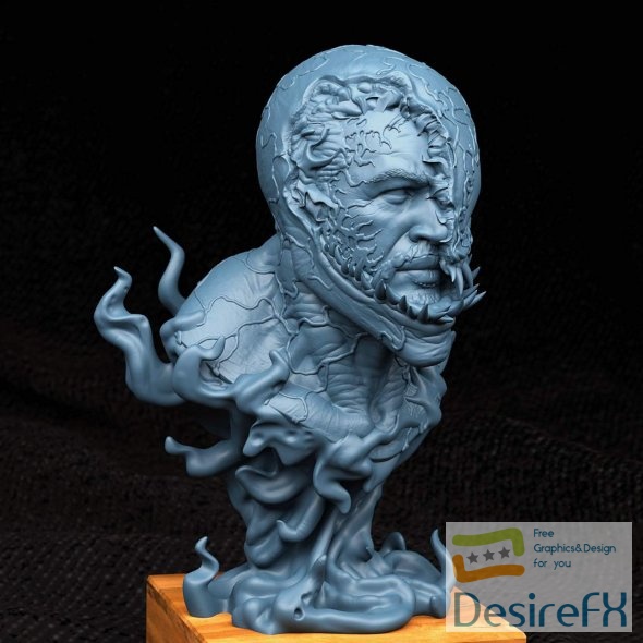 Venom Bust Marvel 3D Print