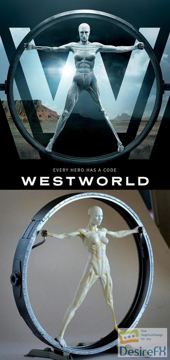 WestWorld 3D Print
