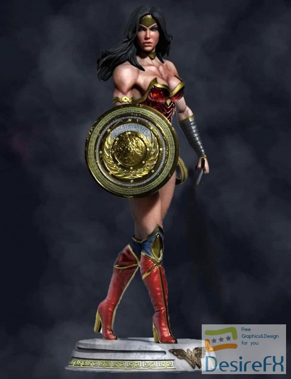 Wonder woman 3D Print