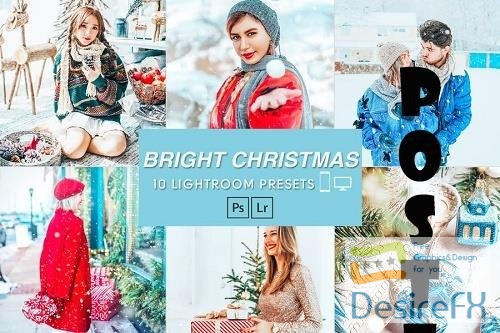 10 Bright Christmas Desktop & Mobile presets