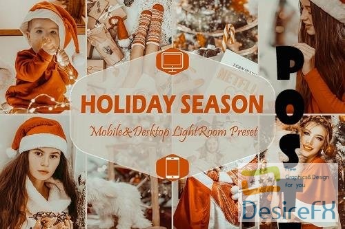 10 Holiday Season Mobile &amp; Desktop Lightroom Presets - 1715694