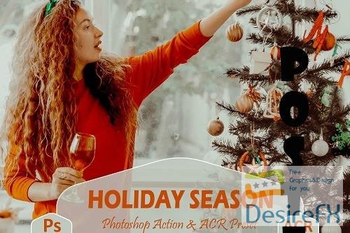 10 Holiday Season Photoshop Actions And ACR Presets - 1715700