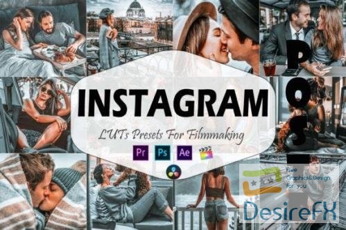 10 Instagram Video LUTs Presets