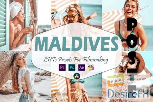 10 Maldives Video LUTs Presets