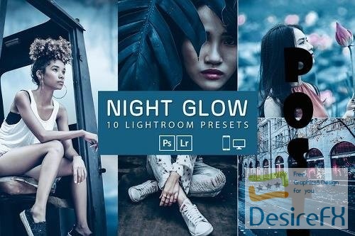 10 Night Glow Presets | Mobile &amp; Desktop Lightroom