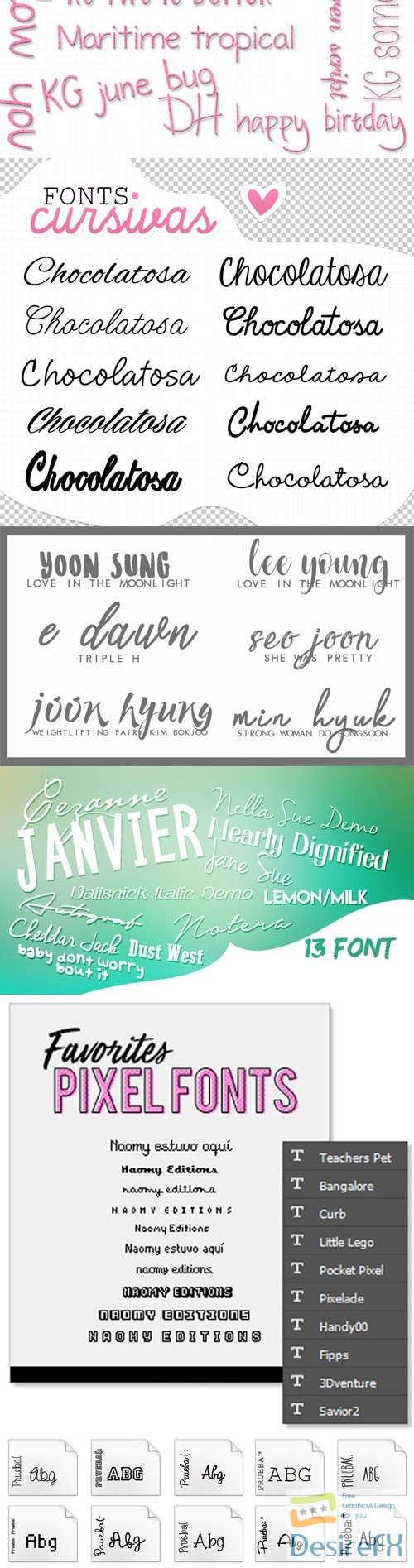 150+ Awesome Fonts Collection