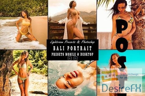 Bali Portrait Photoshop Action &amp; Lightrom Presets