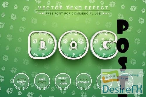 Big Dog - Editable Text Effect, Font - 6902229