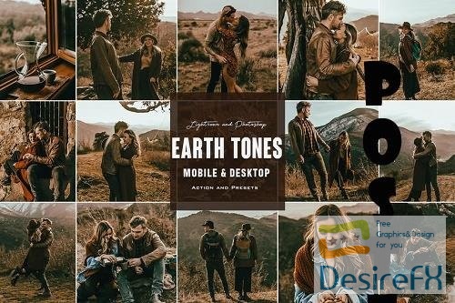 Earth Tones -Photoshop Actions &amp; Lightroom Presets