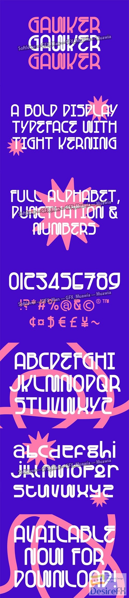 Gawker - Bold Display Typeface
