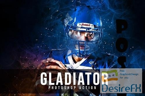 Gladiator Photoshop Action - 6800281