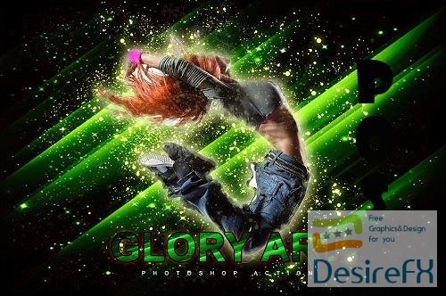 Glory Art Photoshop Action - 6800289
