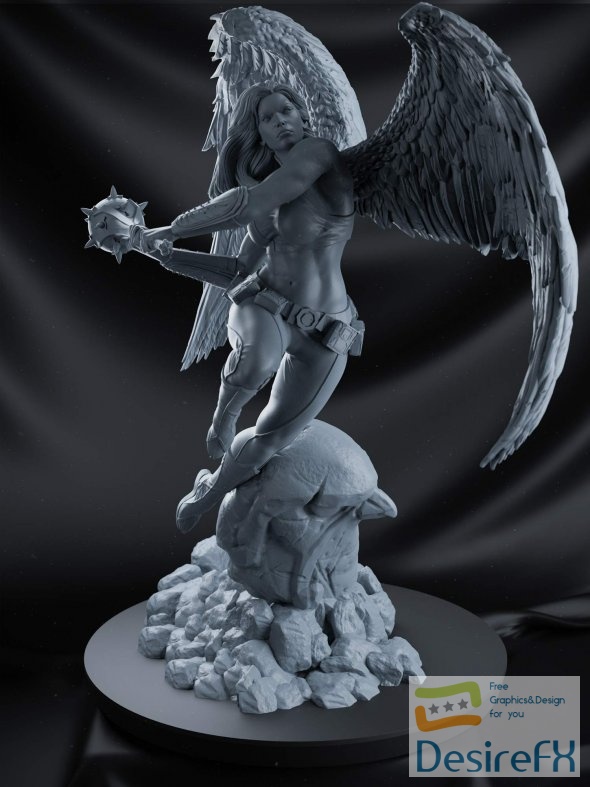 Hawkgirl 3D Print