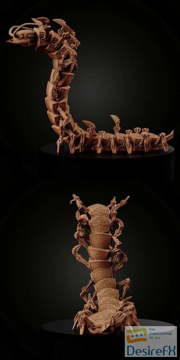 Mechanical Centipede 3D Print