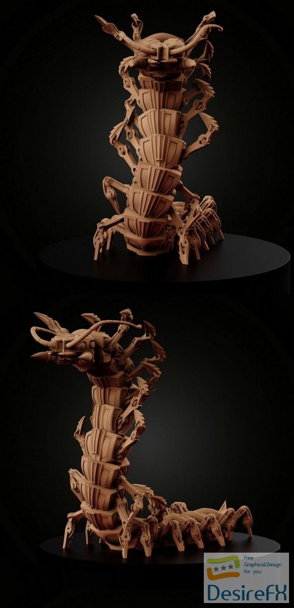Mechanical Centipede 3D Print