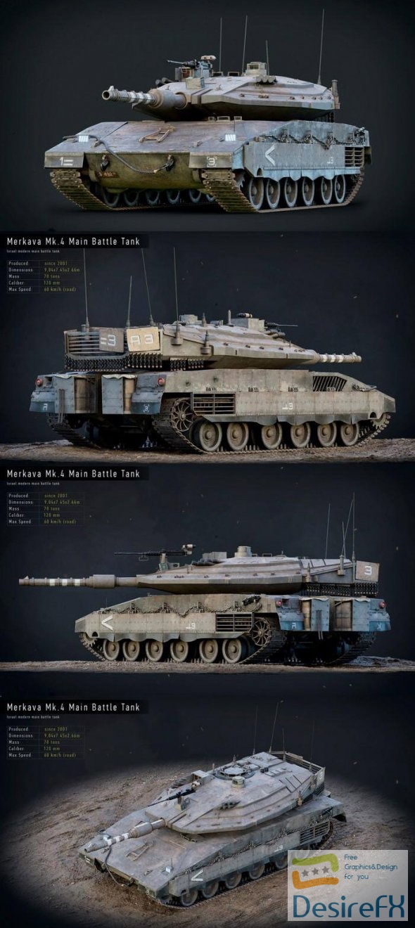 Merkava Mk4 Israeli Tank