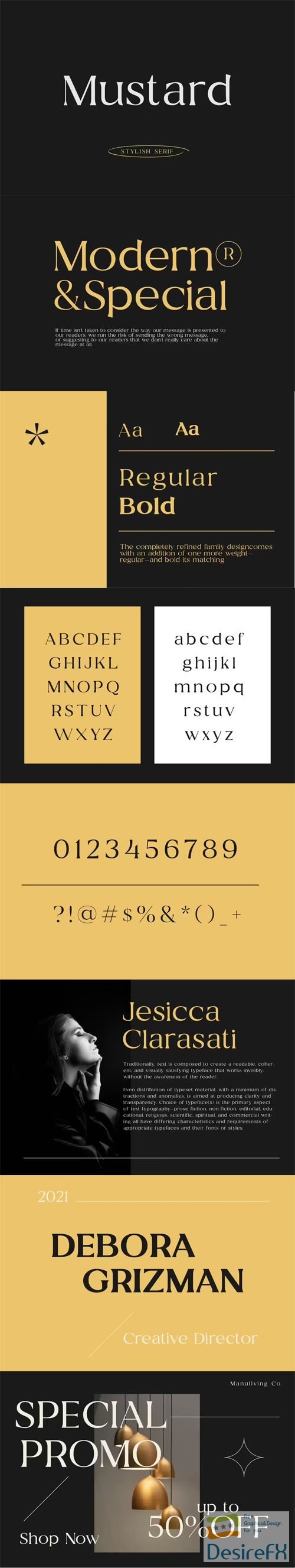 Mustard - Stylish Serif Font