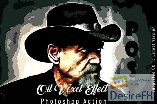 Oil Vexel Effect Photoshop Action