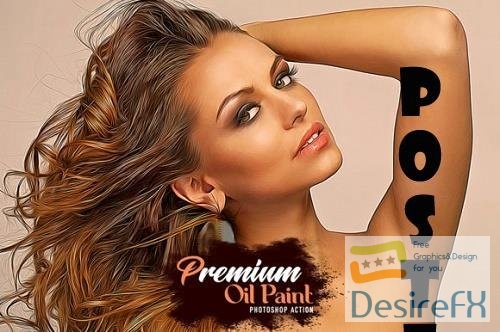 Premium Oil Paint Photoshop Action
