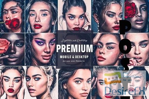 Premium Skin -Photoshop Actions Lightroom Presets