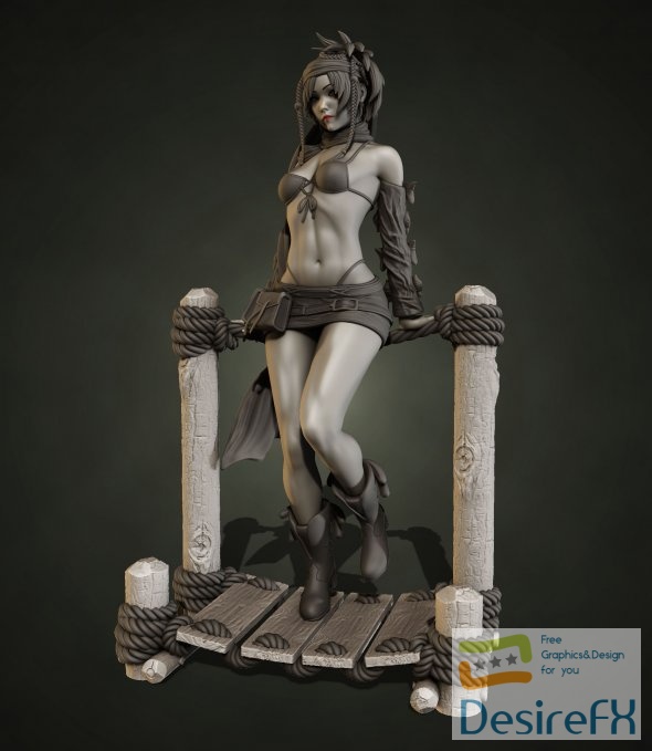 Rikku from Final Fantasy 3D Print