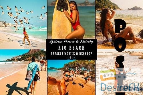 Rio Beach Tone Photoshop Action &amp; Lightrom Presets