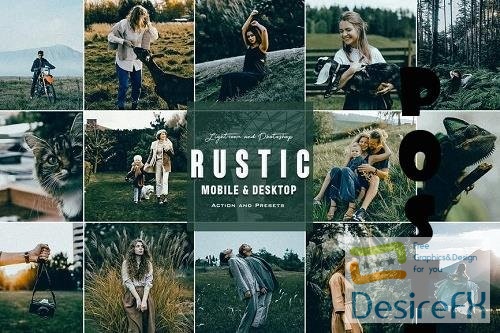 Rustic - Photoshop Actions &amp; Lightroom Presets