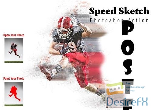 Speed Sketch Photoshop Action - 6852638