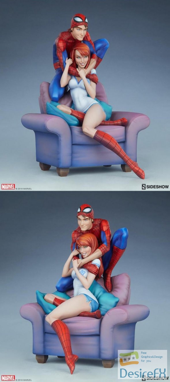 Spider Man and Mary Jane Maquette – Marvel