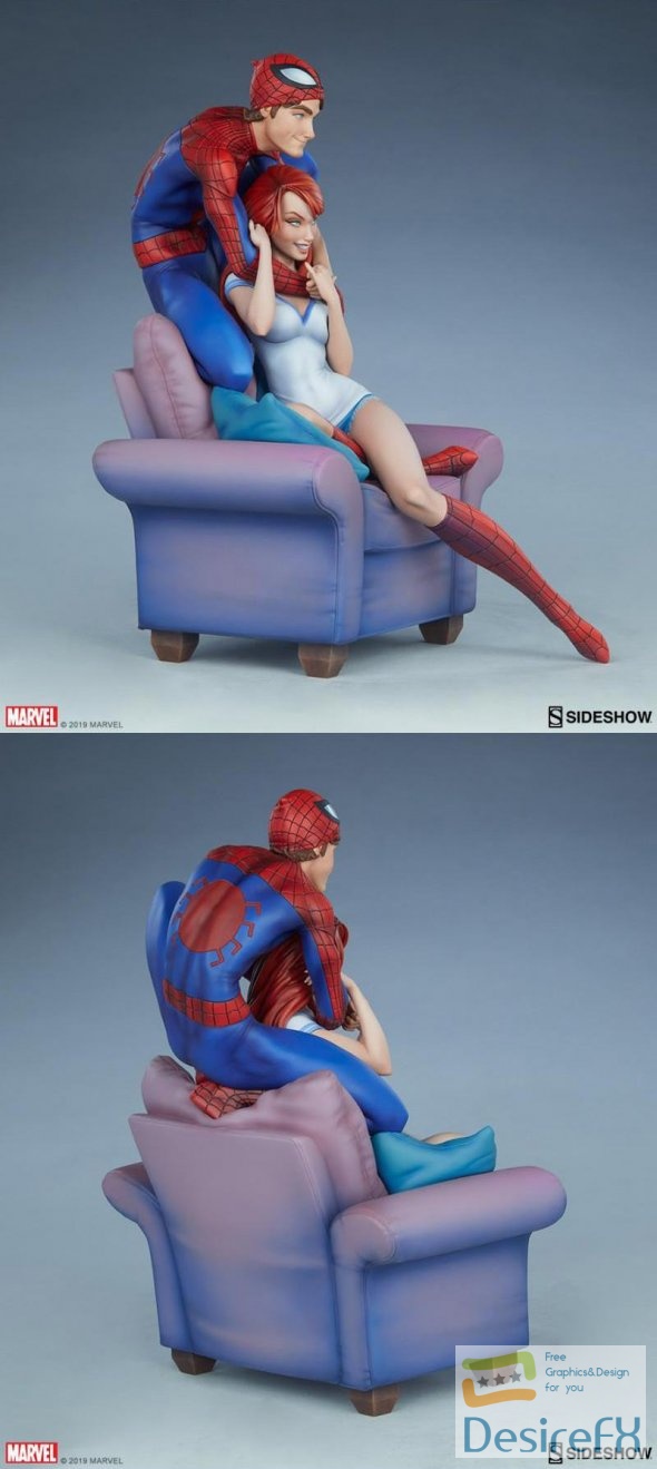 Spider Man and Mary Jane Maquette – Marvel