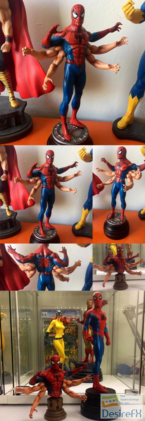 Spider Man Six Arms 3D Print