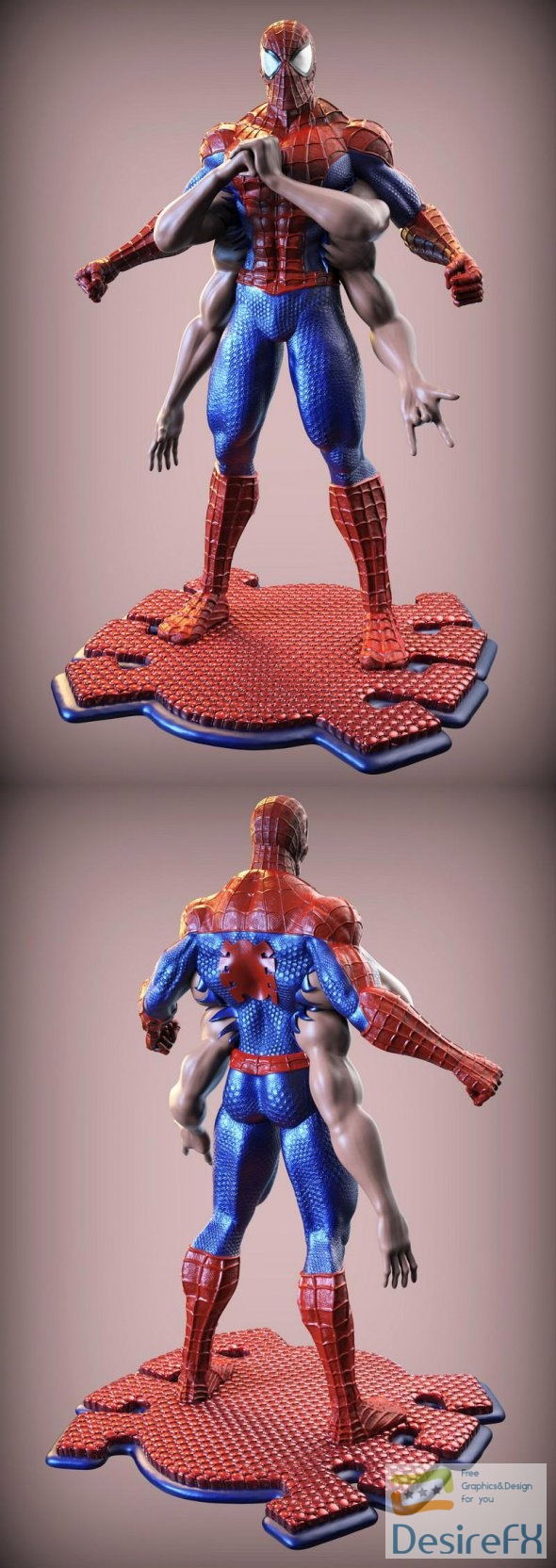 Spider Man Six Arms 3D Print