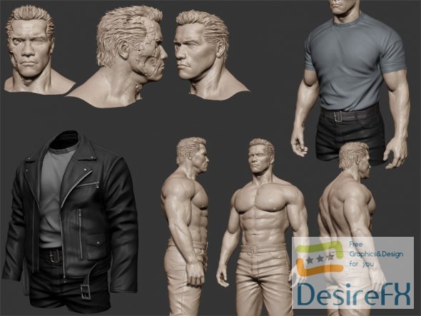Terminator Arnold Schwarzenegger 3D Print