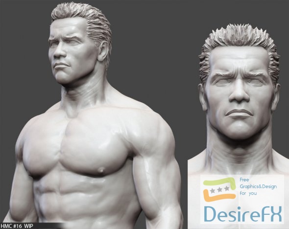 Terminator Arnold Schwarzenegger 3D Print